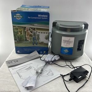 PetSafe Wireless Fence Pet Containment System w Power Supply- & Flags No Collar